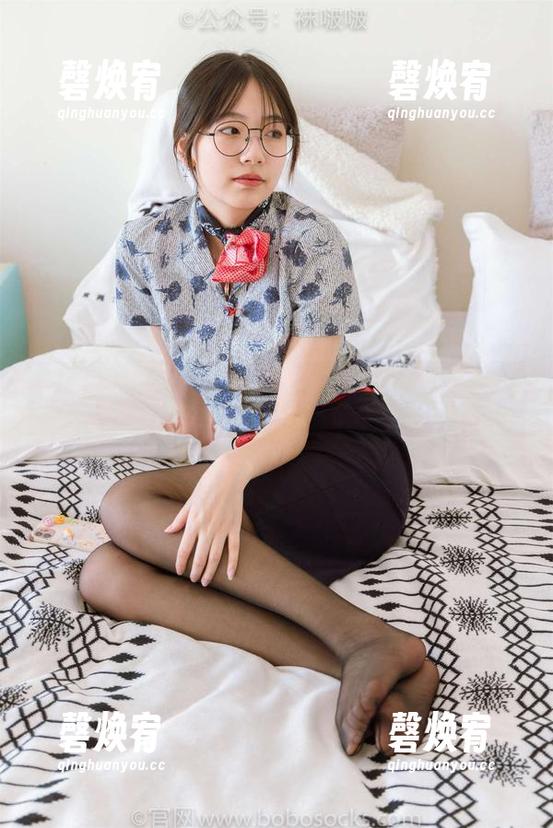 BoBoSocks袜啵啵 - 白渔网袜？不，这可是稚予在图库里藏的宝藏资源呀