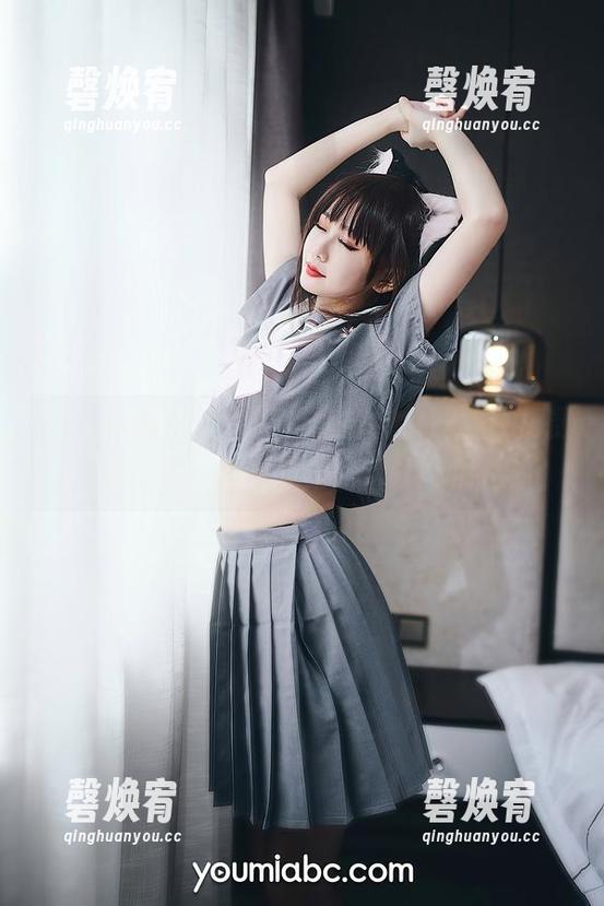 YouMi尤蜜荟 - 张恬恬的纯白照片，免费领取！这一幕得琢磨好久才能消化！