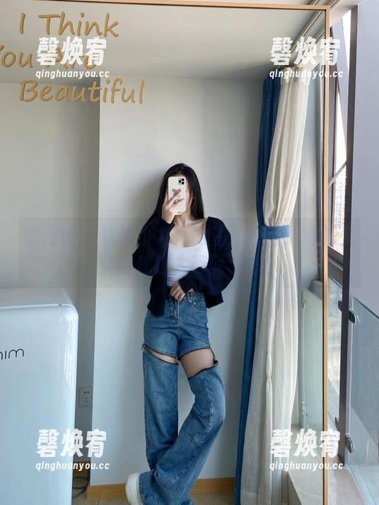 微密圈 - 软妹小九九的私拍套图：她的少女时代也太有型了吧！
